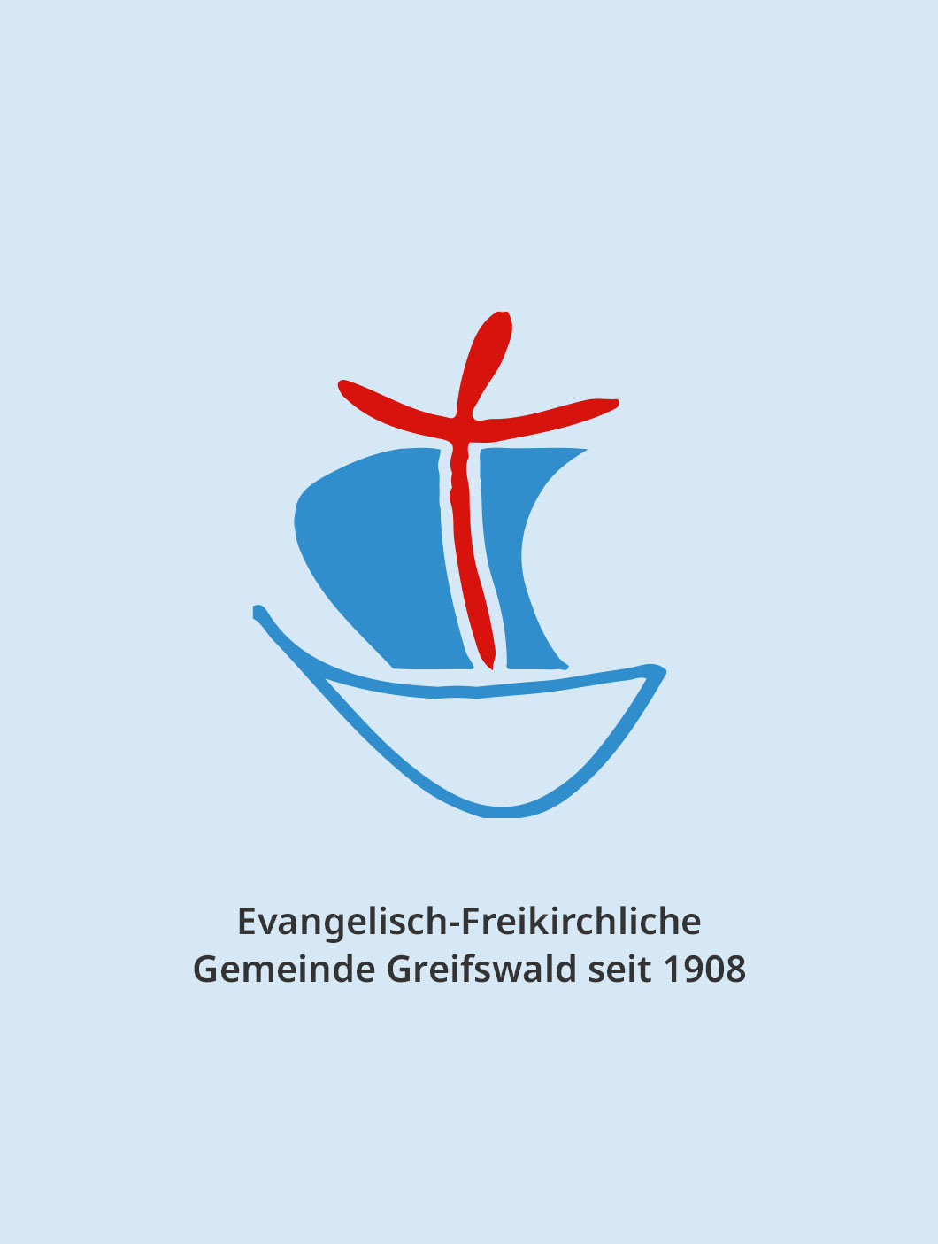 OJC-Greifswald: Banner für Evangelische Freikirche Greifswald